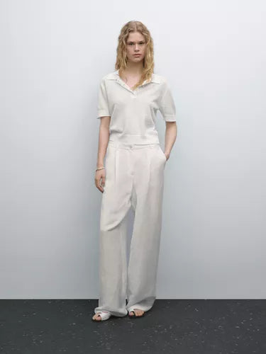 Massimo Dutti Off White Top