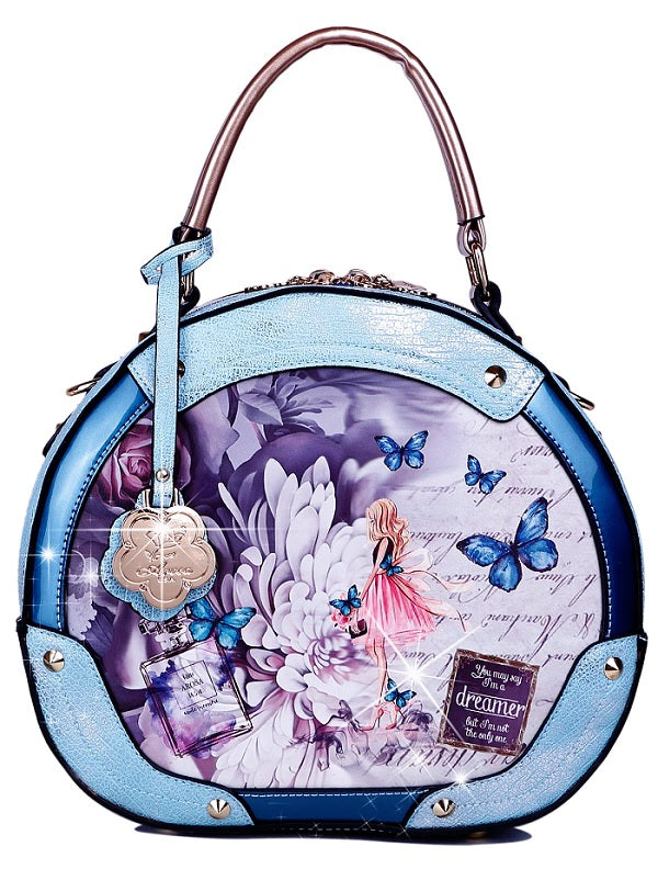 BRANGIO ITALY AROSA USA DREAMERZ VINTAGE HANDBAG BALL BAG (BF8102)