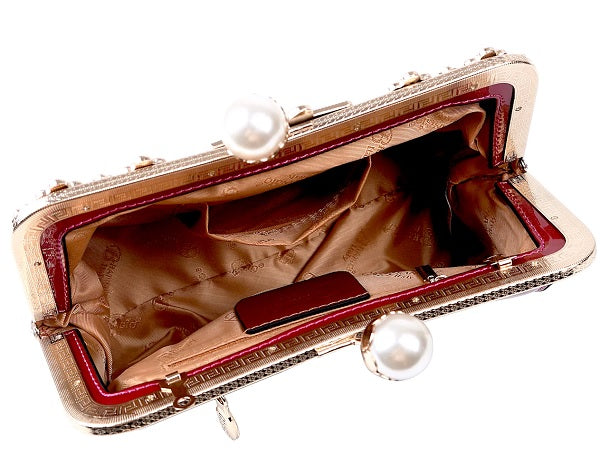 BRANGIO ITALY STARRY OCEAN BLOSSOM CROSSBODY CLUTCH ( KJE3398 )