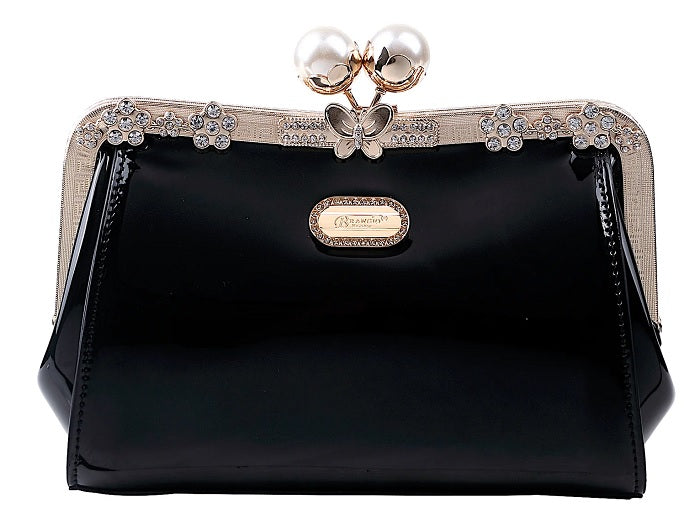 BRANGIO ITALY STARRY OCEAN BLOSSOM CROSSBODY CLUTCH ( KJE3398 )