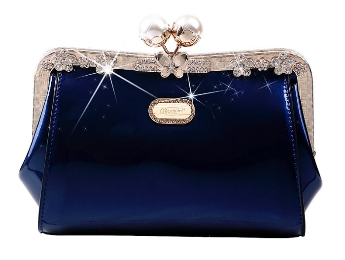 BRANGIO ITALY STARRY OCEAN BLOSSOM CROSSBODY CLUTCH ( KJE3398 )