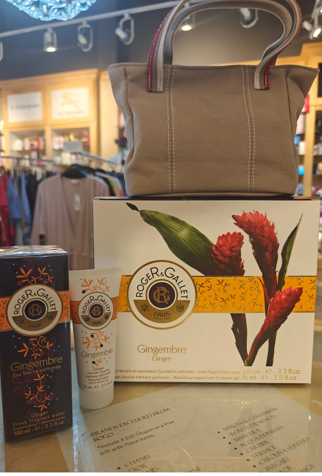 Gingembre by Roger & Gallet 3pcs Gift Set Eau Fraiche Parfumee