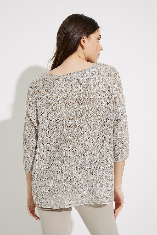 Joseph Ribkoff Sequin Detail Top