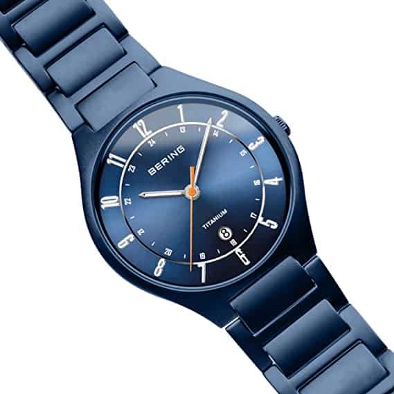 Bering Watch Titanium Mat Blue