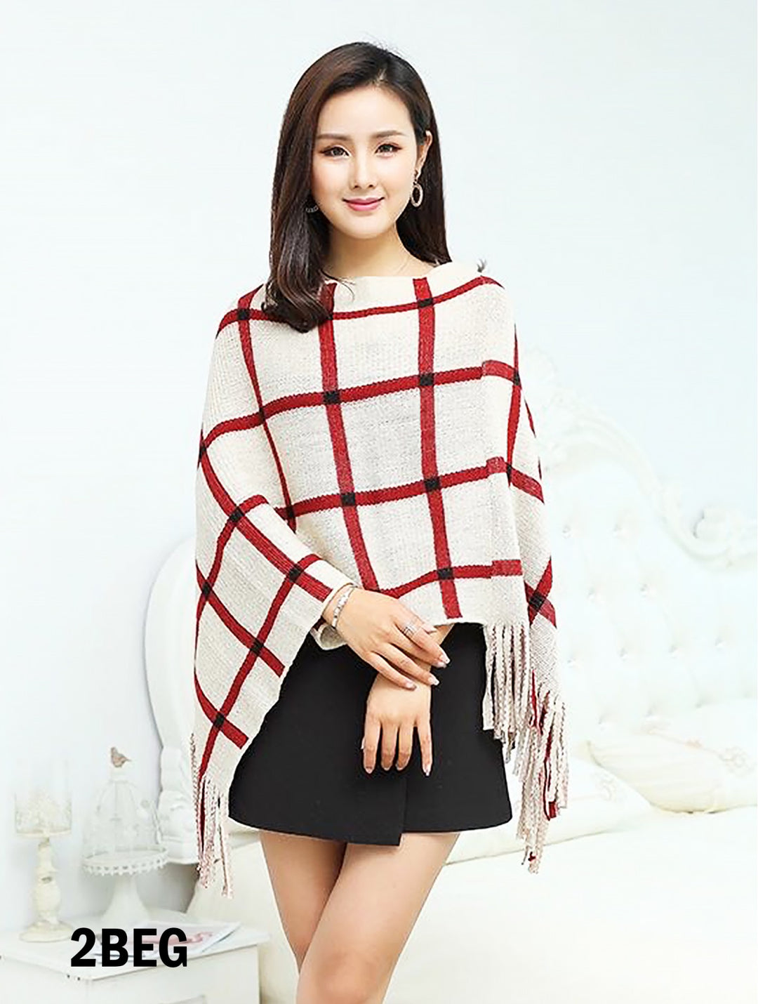 Cherie Bliss Poncho CP11702BEG
