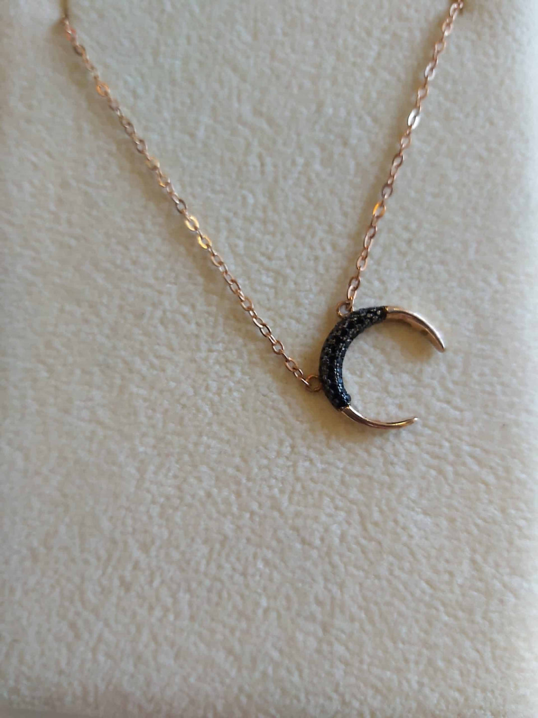 925 Silver Necklace Rose Gold Plated