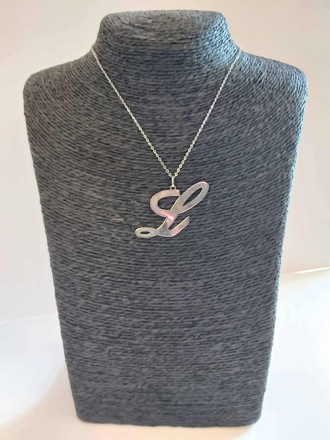 925 Sterling silver Initial Necklace