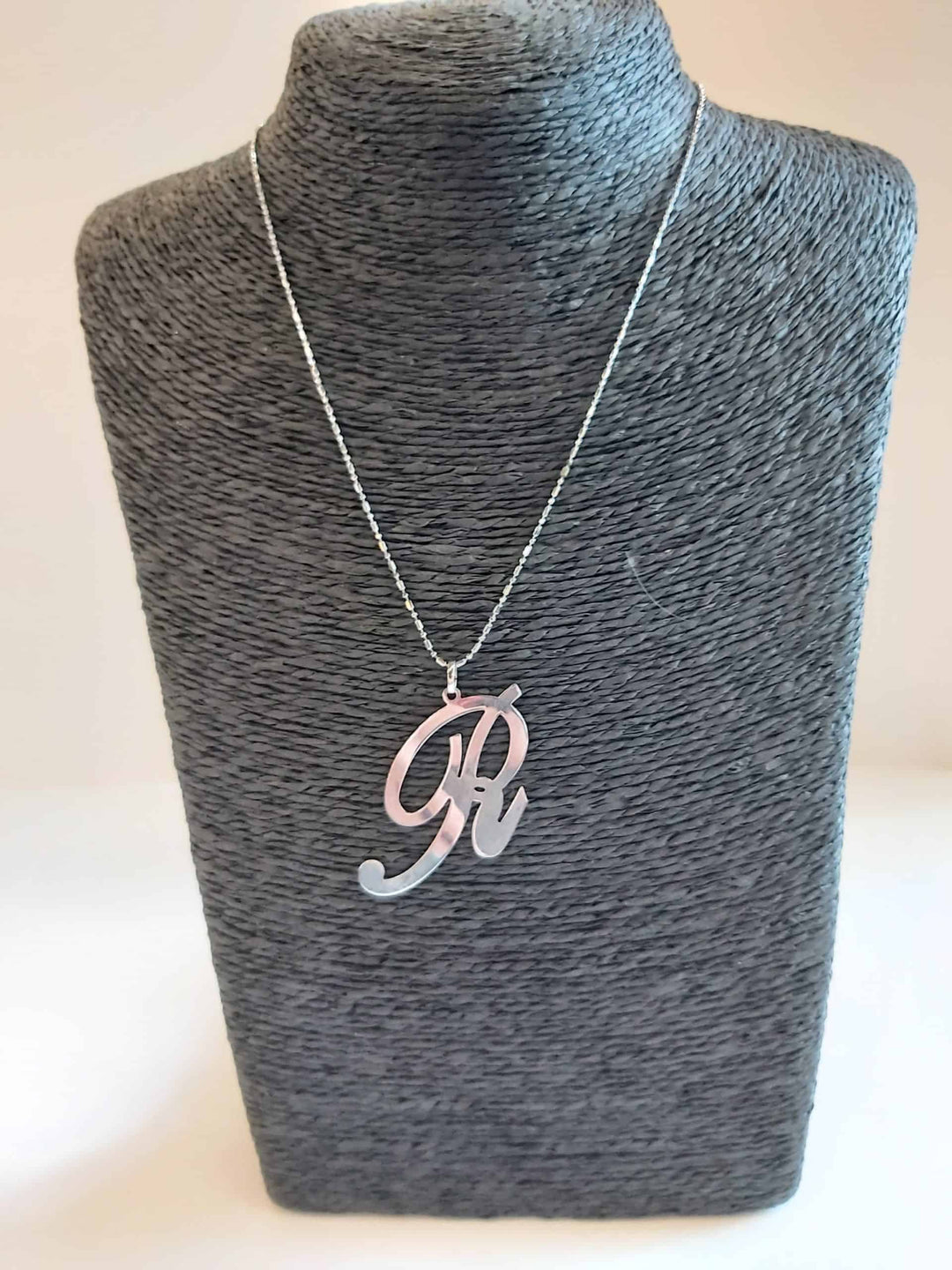 925 Sterling silver Initial Necklace