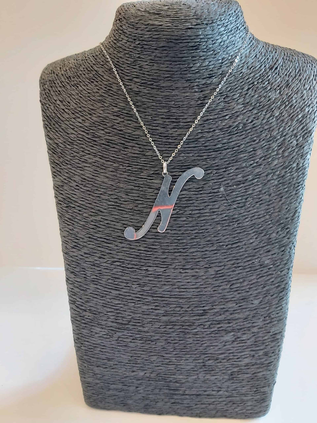 925 Sterling silver Initial Necklace