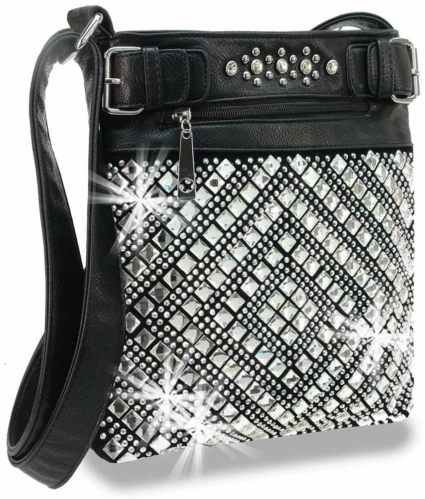 Crossbody Sling Rhinestone Covered