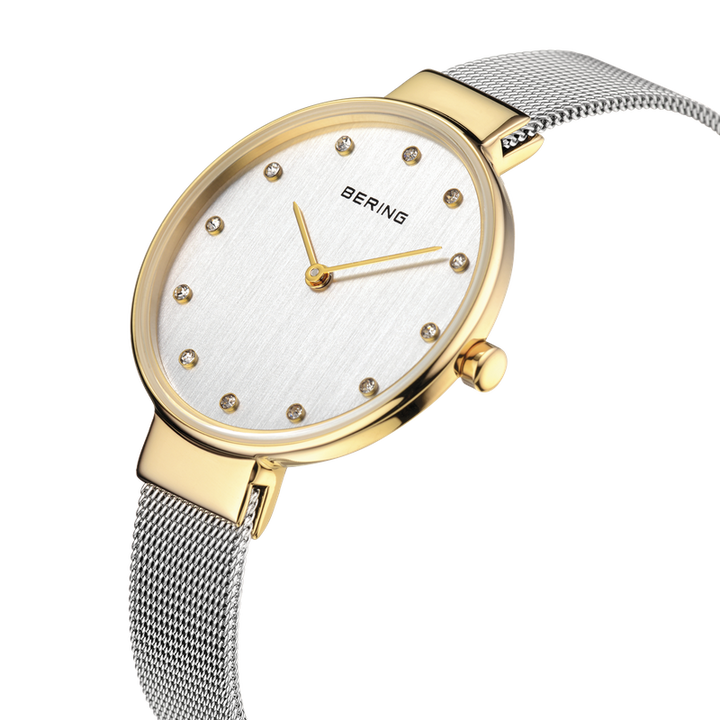 Bering Classic Polished Gold Watch