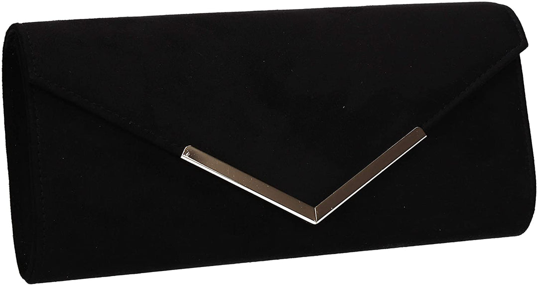 Black Velvet Clutch