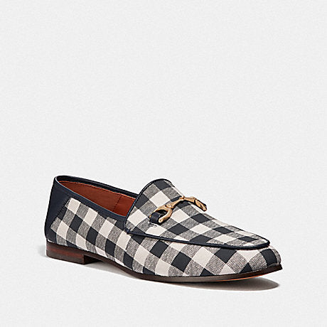 Coach Haley Loafer with Gingham Print