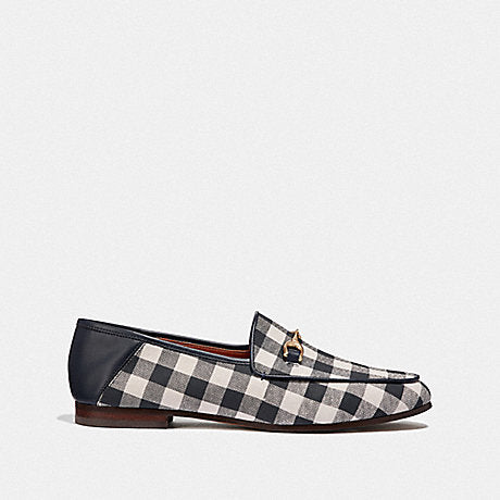 Coach Haley Loafer with Gingham Print
