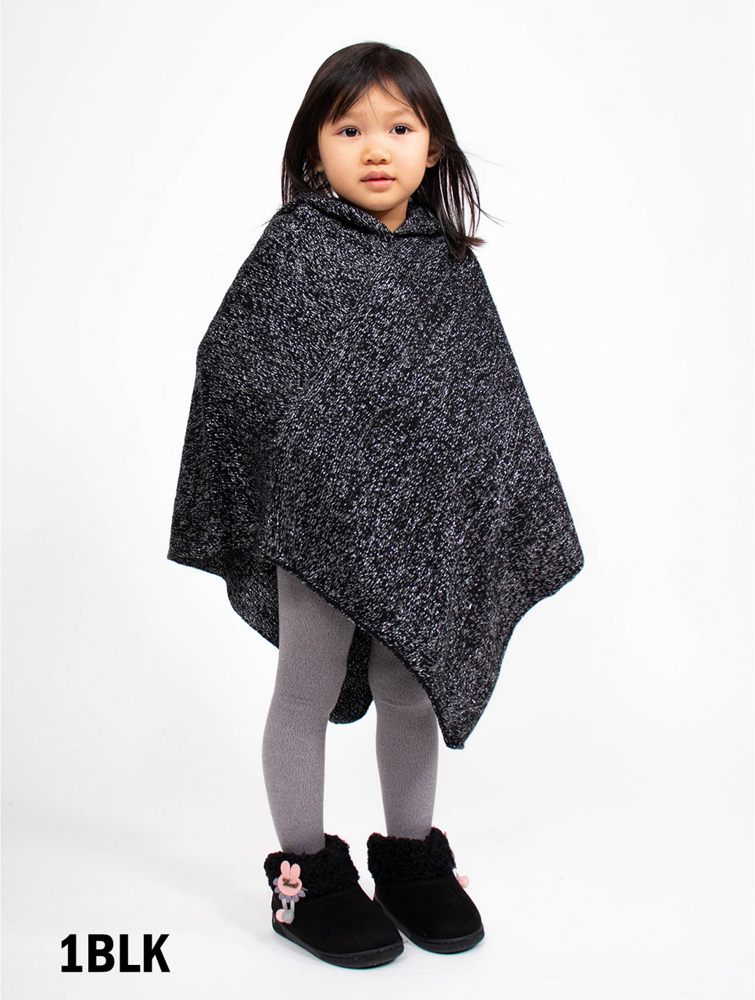Cherie Bliss Poncho For kids CP11691BLK