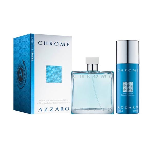 Chrome by Azzaro EDT 2pcs Set for Men