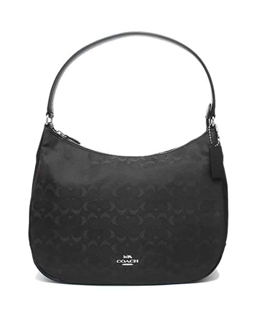 Coach Zip Shoulder Bag In Signature Nylon
