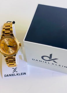 Daniel Klein Premium Analog Rose Gold Dial Watch
