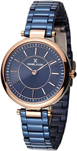 Daniel Klein Analog Dark Blue Dial Watch