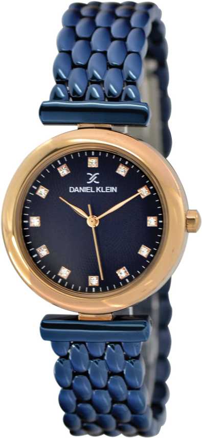 Daniel Klein Analog Rose Gold / Dark Blue Watch