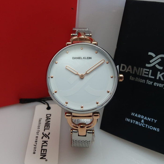 Daniel Klein Analog Silver Dial Watch