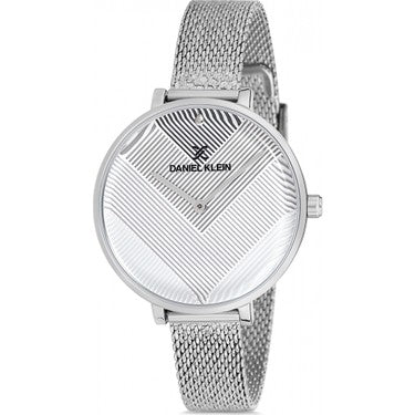 Daniel Klein Fiord Silver-Toned Analogue Dial Watch