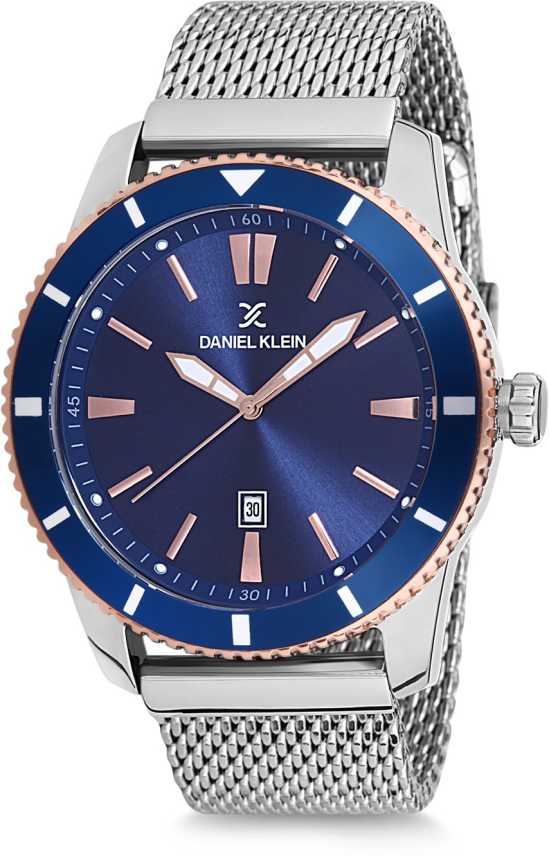 Daniel Klein Analog Blue Dial Watch