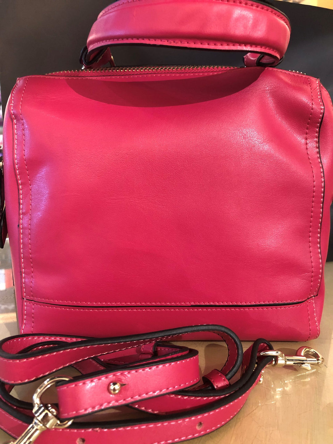 Dissona Leather Small Handbag
