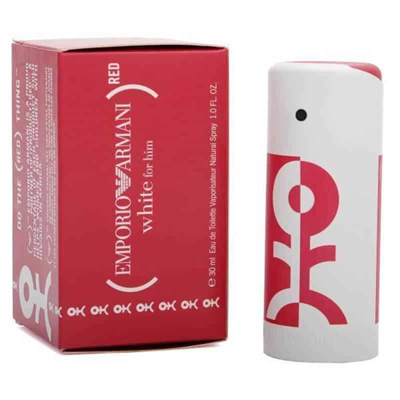 Emporio Armani Red Pour Lui (White) by Giorgio Armani EDT for Men(NOT SEALED)