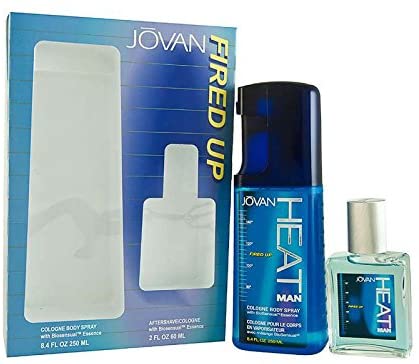 Fired Up by Jovan Cologne Spray 2 pcs Set For Men