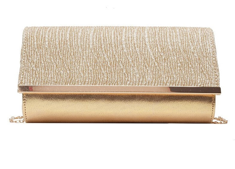 Women Clutch Bag Wedding Purse Bag Gold
