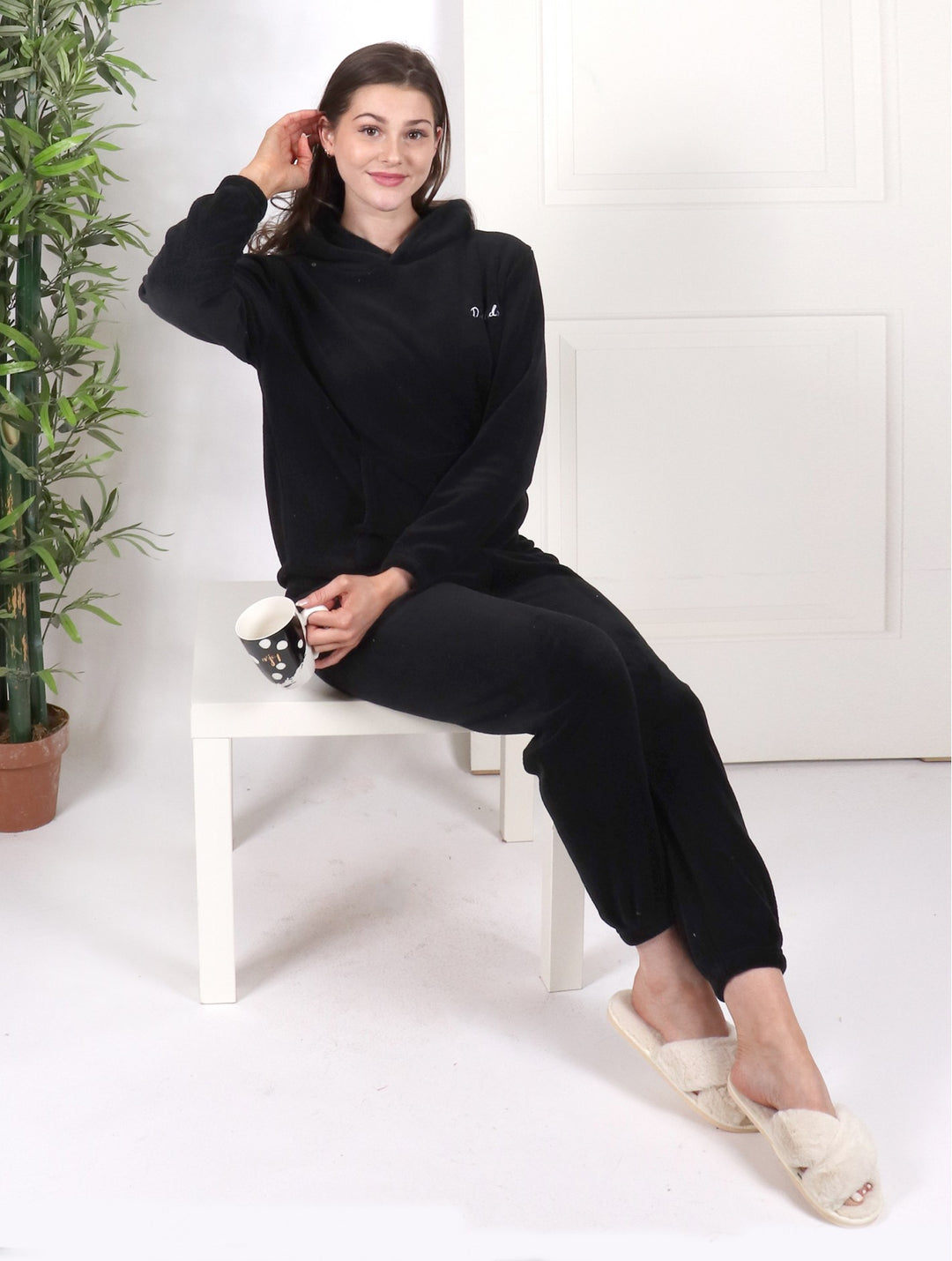 Cherie Bliss Soft Sweat Shirt W/ Hood and Sweatpants Set
