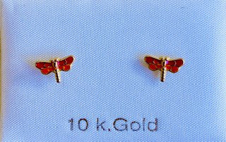 Kids Earrings in 10K Gold