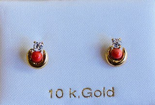 Kids Earrings in 10K Gold