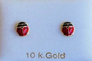 Kids Earrings in 10K Gold