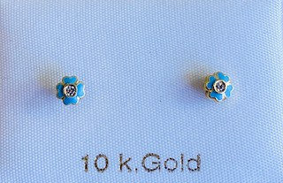 Kids Earrings in 10K Gold