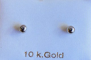 Kids Earrings in 10K Gold