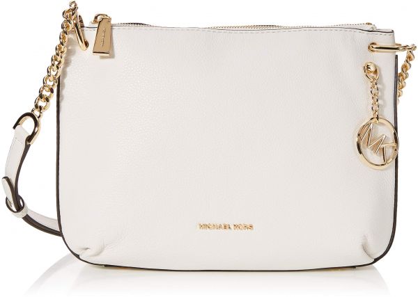 Michael Kors White Lillie Crossbody Bag