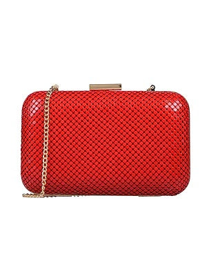 Crystale Jewellery Red Clutch
