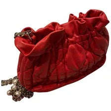 Santi Leather Crossbody Red Bag