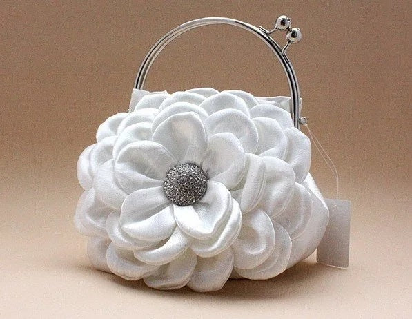 Crystale Jewellery Fashion Velvet Flower Clutch