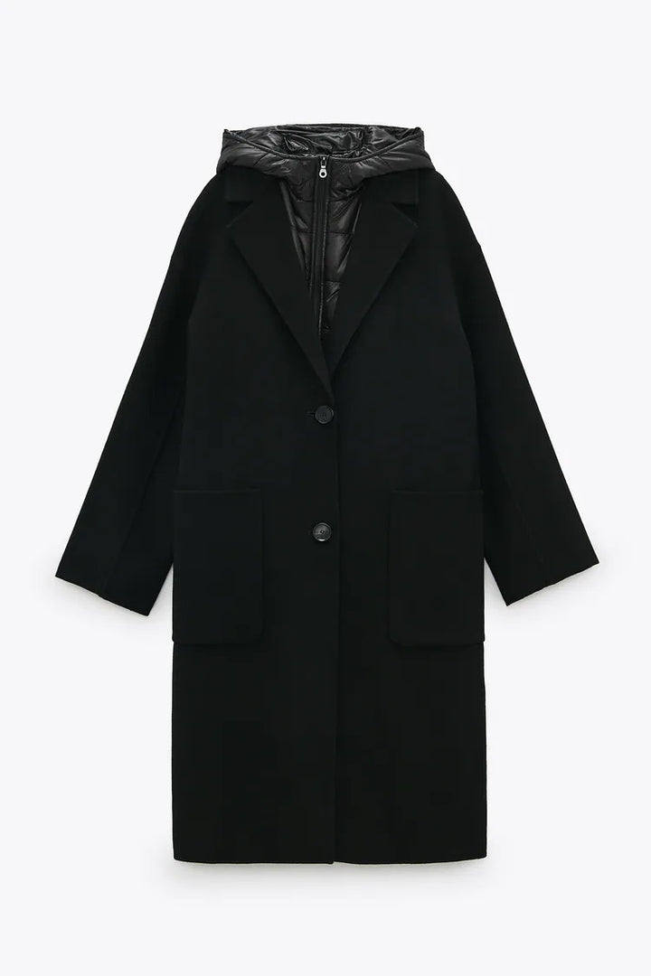 ZARA 2-in-1 Wool Blend Coat