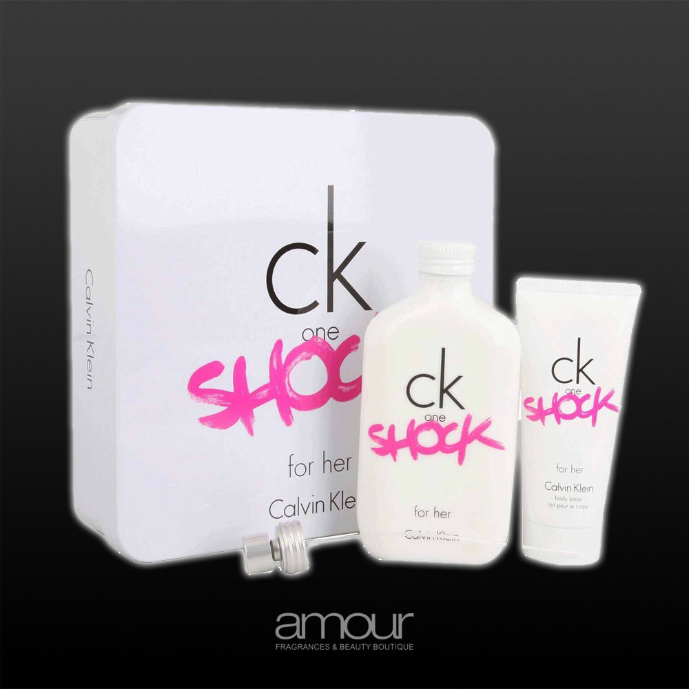 ck one Shock by Calvin Klein EDT 2pcs Set