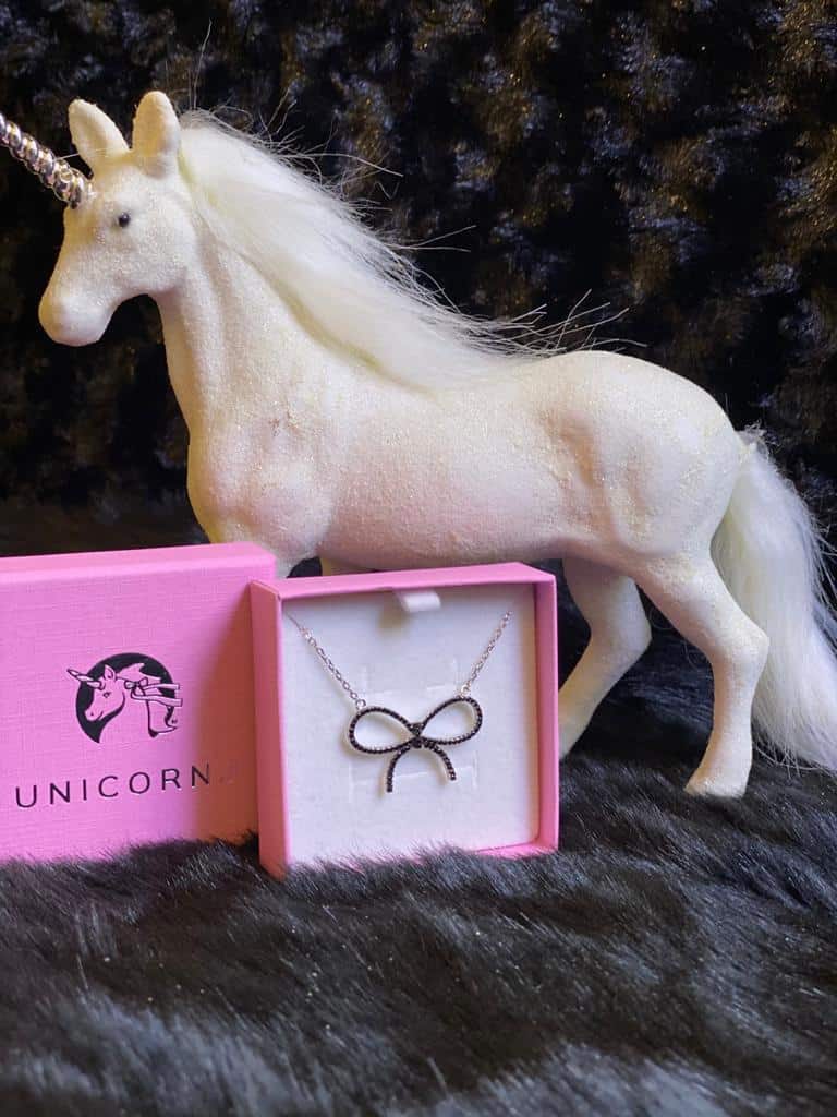 Unicorn J Sterling Silver Necklace