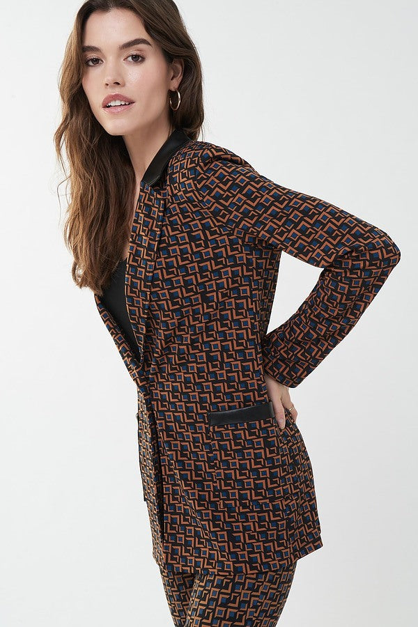 Joseph Ribkoff Geo Print Blazer