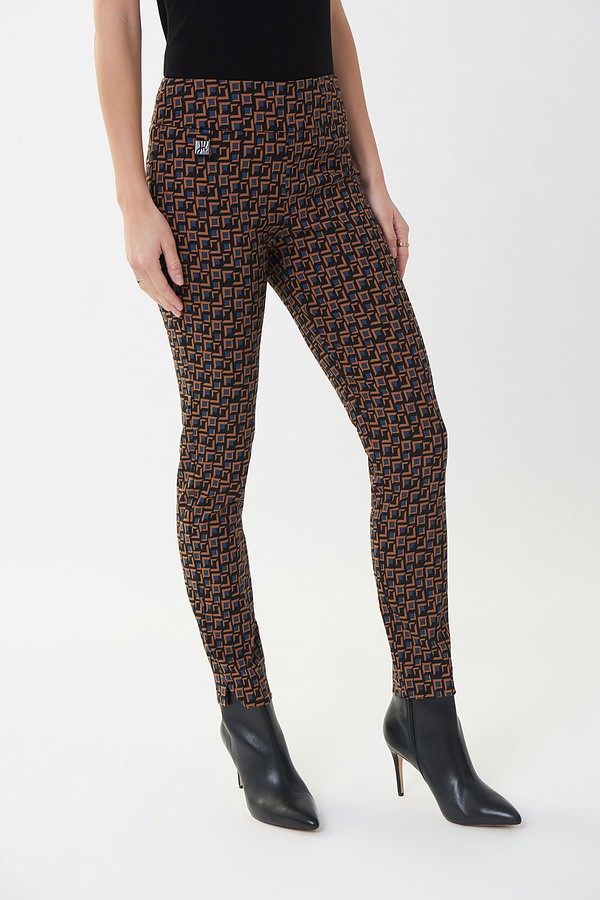 JOSEPH RIBKOFF Geo Print Pants