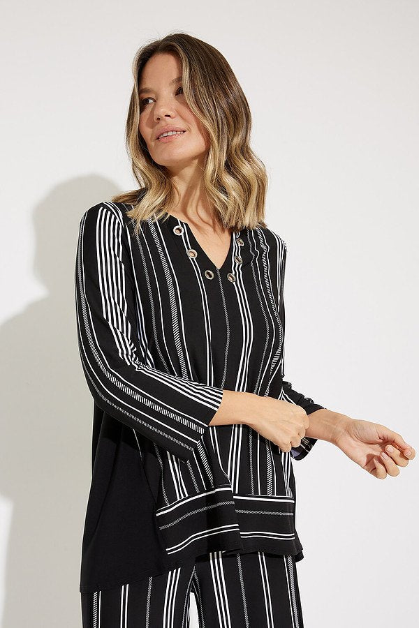 JOSEPH RIBKOFF Pinstripe Top