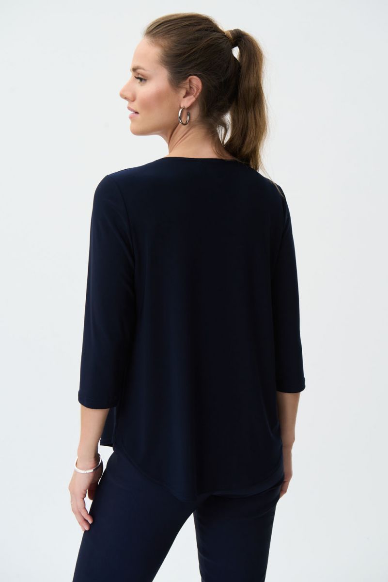 Joseph Ribkoff Midnight Blue Top