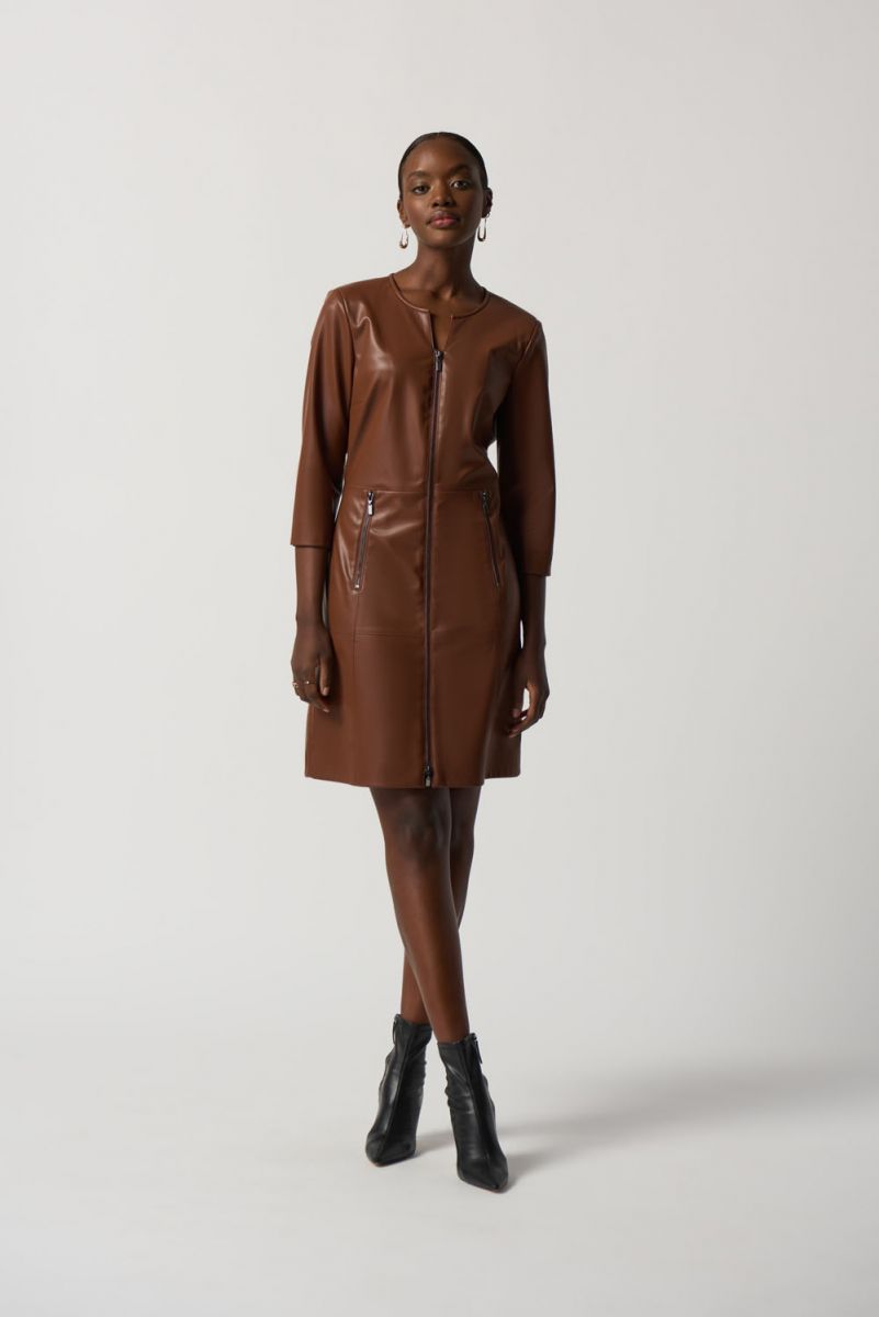 JOSEH RIBKOFF LEATHER DRESS 233920