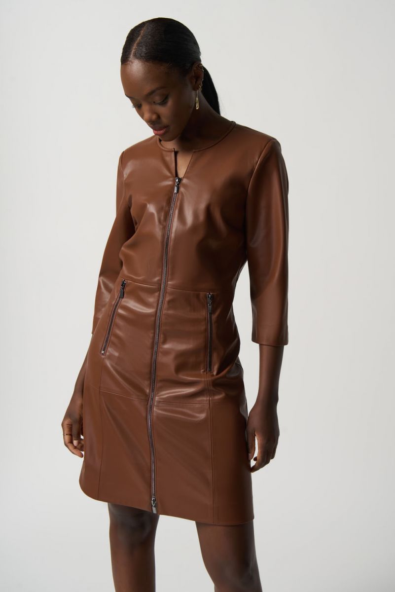 JOSEH RIBKOFF LEATHER DRESS 233920